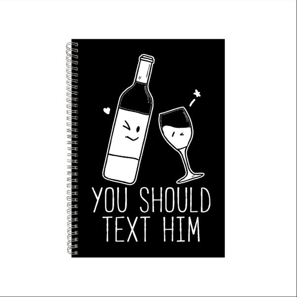 Wine Notebook Gift Idea A4 Notepad Pad 71