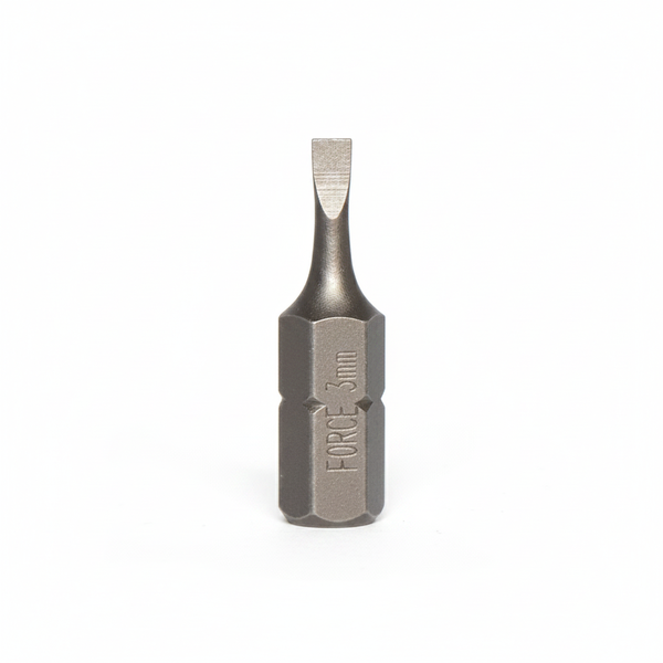 Force 1/4-inch Slotted Bit 0.8 x 4.5 x 50mm Flat Head for Power Tools
