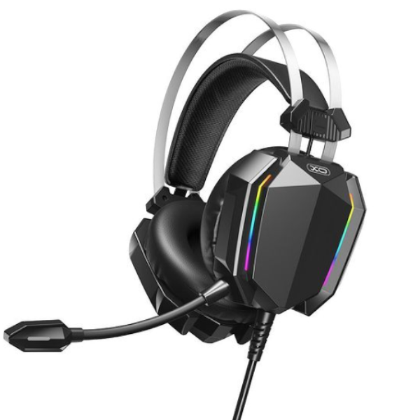 X0 - GE09 - Gaming Headset With Microphone &amp; RGB Static Light - Black