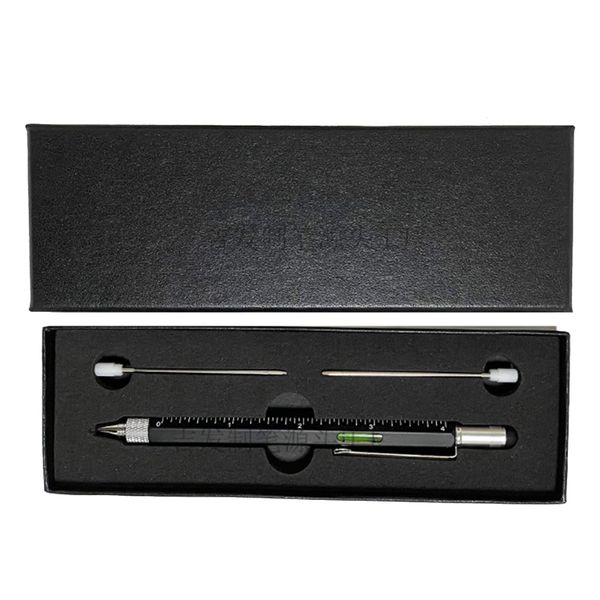 Multitool Pen with Stylus Birthday Gifts for Dad Husband Black