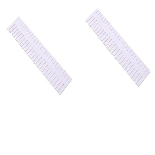 4 Pieces Drawer Clapboard Plastic Partition Closet Divider - 2 Set