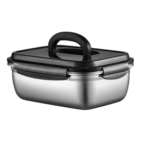 Large Stainless Steel Storage Container - 3.8L