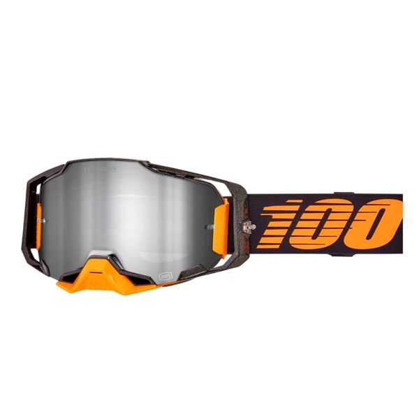100% Armega Acosta HiPER Mirror Silver Lens Goggle