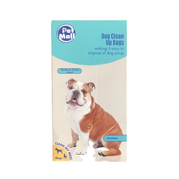 Dog Clean Up Bags - 100 Disposable Bags