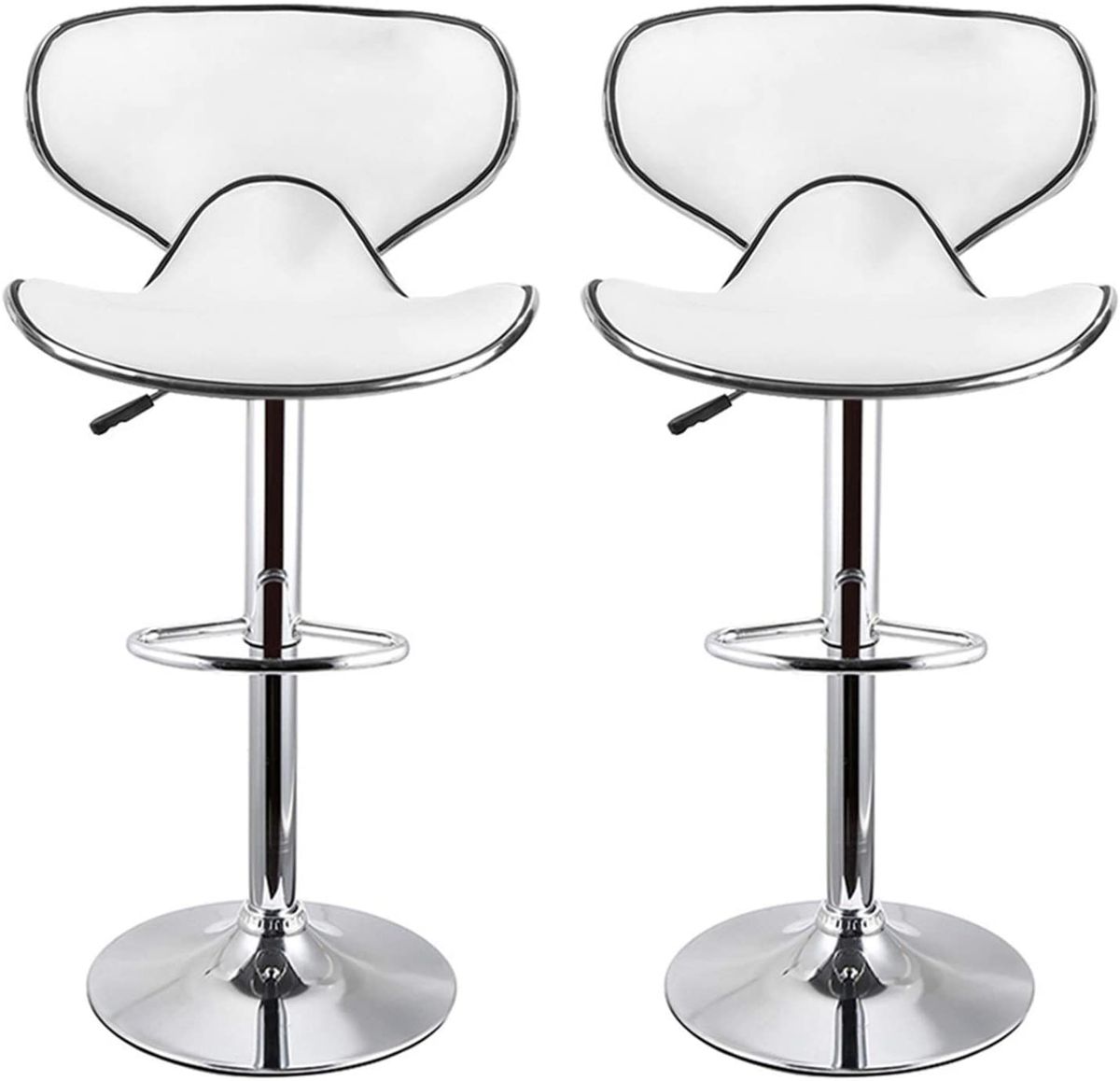 Bar /Kitchen Counter Stools - Set of 2 - White Colour | Shop Today. Get ...