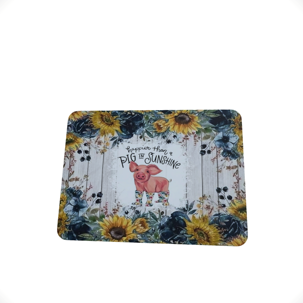 Pig In Sunshine - Mouse Pad