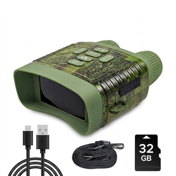 Koirerooy Night Vision Goggles, 4K Night Vision Binoculars,6X Digital Zoom