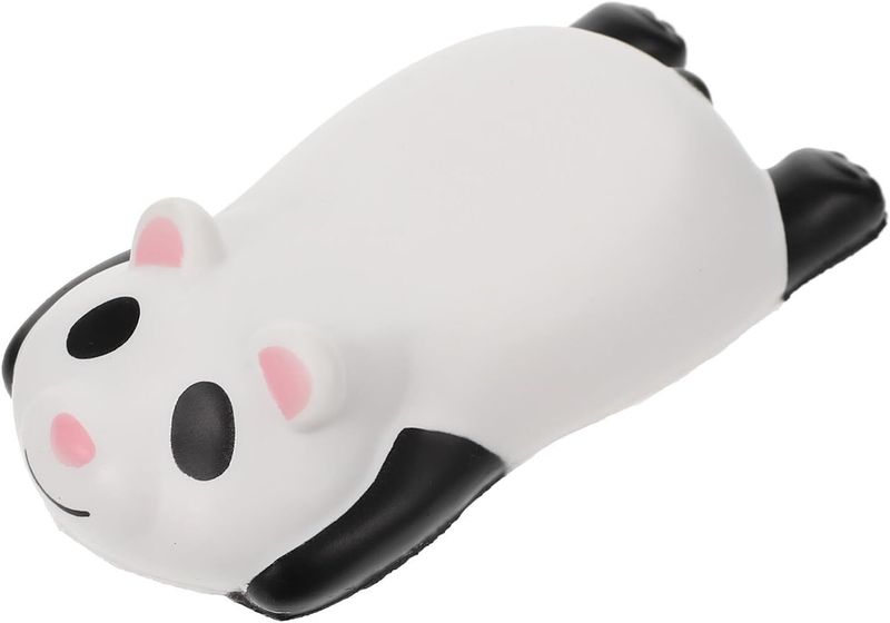 Cartoon Panda Pu Memory Foam Mouse Pad Wrist Rest, Comfortable Gaming Hand