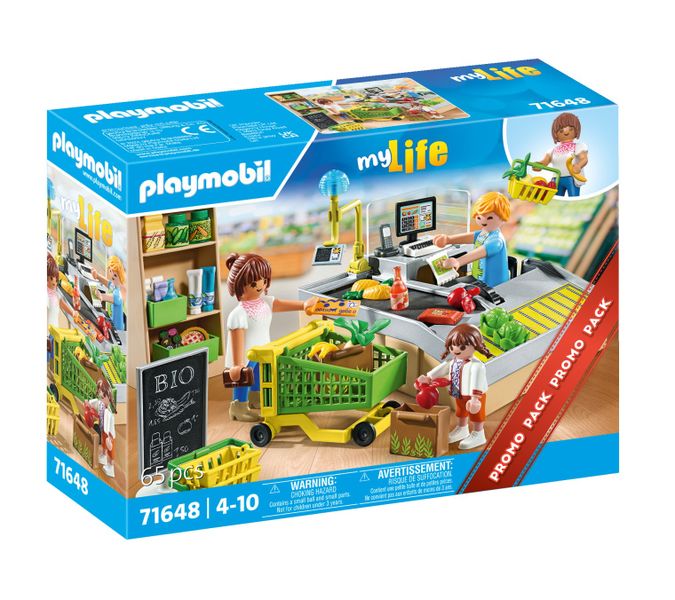 Playmobil My Life - Organic Supermarket (65 Pieces)