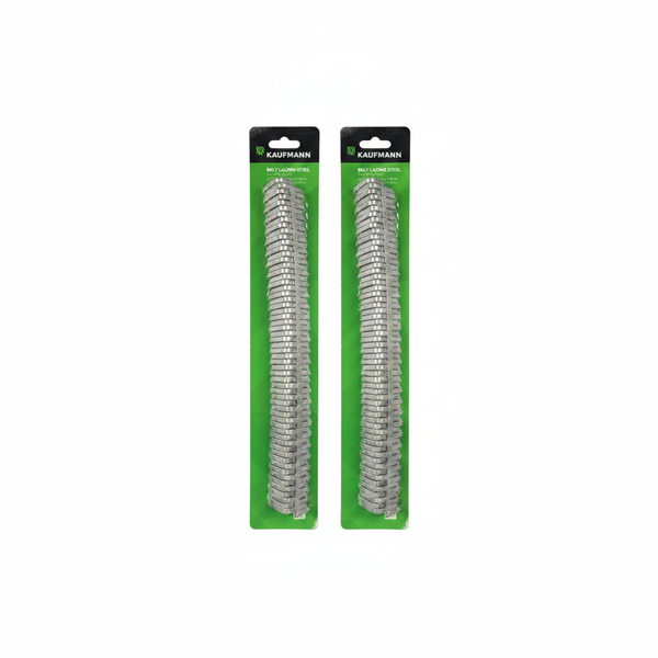 Kaufmann Steel Belt Lacing Set for Industrial and Automotive Use - 2 Pack