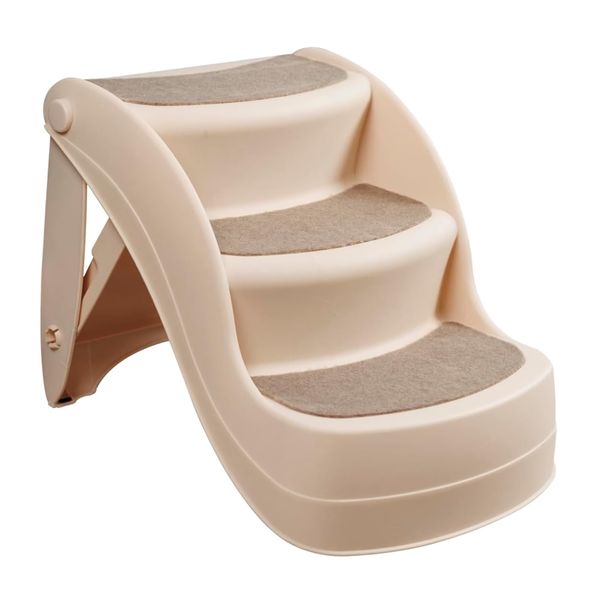 Pet Lightweight Foldable Travel Convenient 3 Step Stairs -50cm