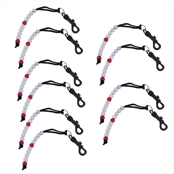 Red Golf Scorer Golf Bead Chain Scorer Easy To Carry Golf Scoring Supplies