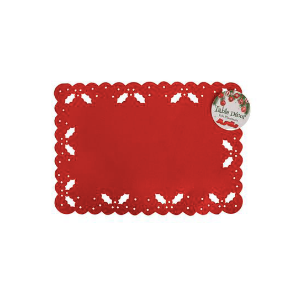 Christmas Decorations Table Placemats - Pack of 3
