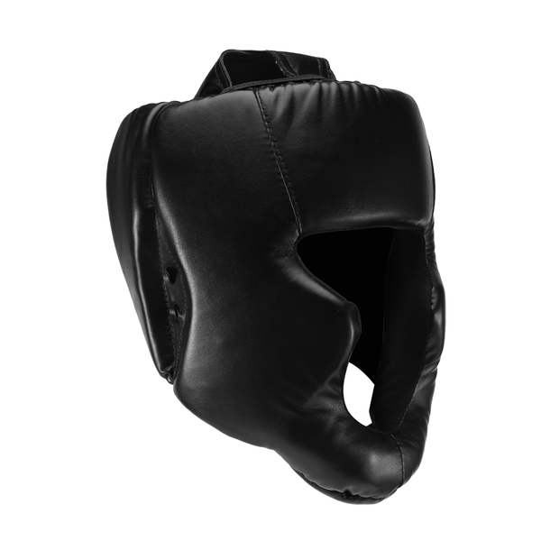 Black Good Headgear Head Guard Training Helmet Kick Boxing Protection Gear