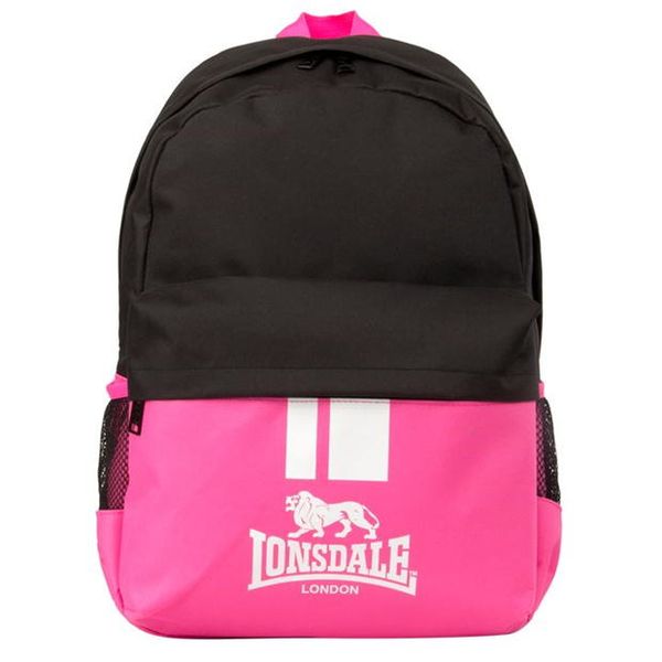 Lonsdale Pocket Backpack - Pink/Black [Parallel Import]