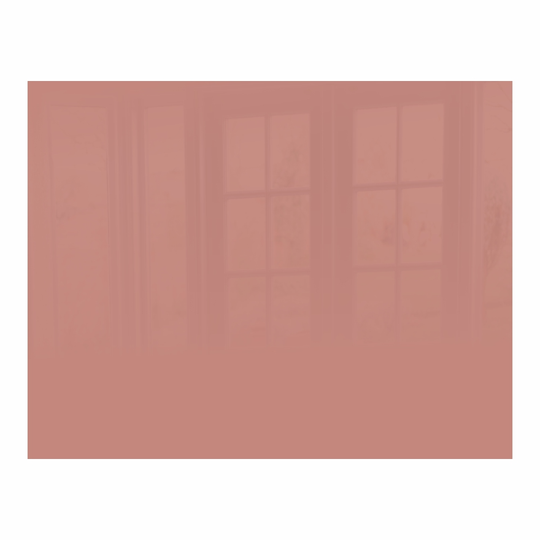 Decorative Glass Wall Tile (898 X 700 X 6mm) Rose Gold