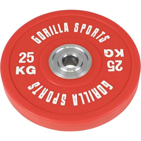 GORILLA SPORTS SA Pro Olympic Bumper Plate 25kg Shop Today