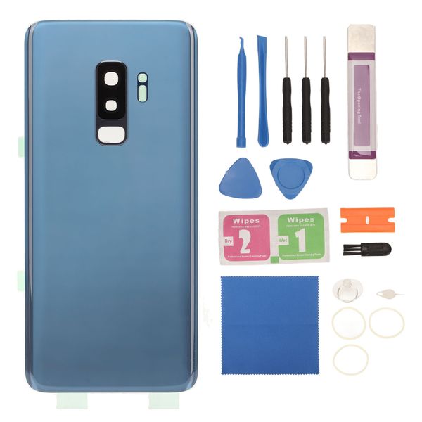 S9+ Back Glass Blue Kit