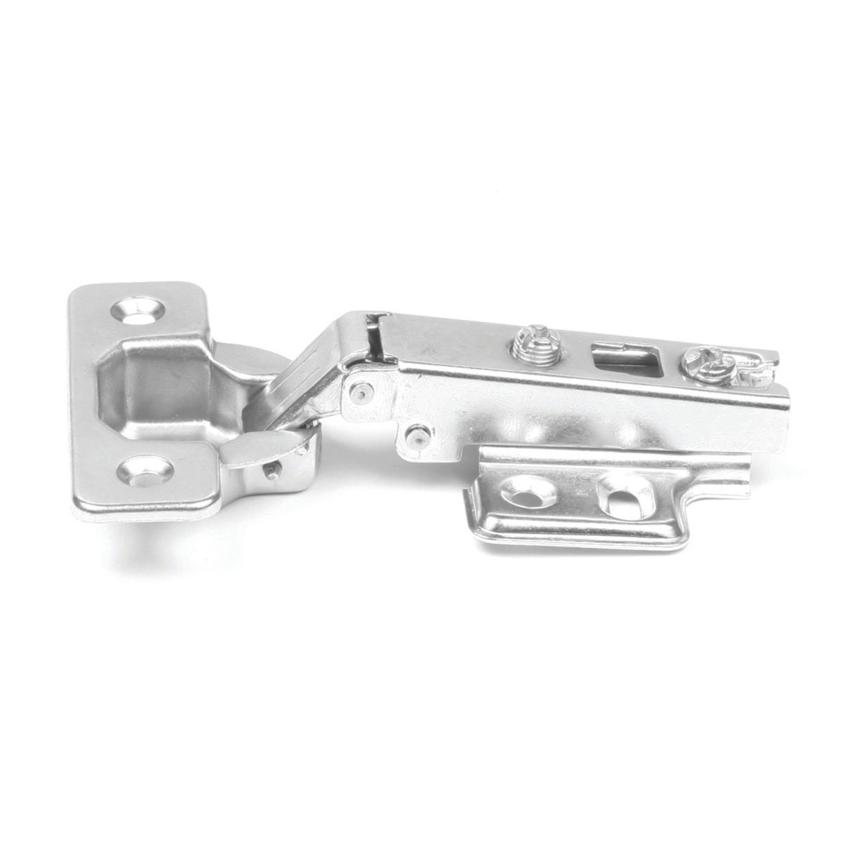 ROCO 110 Degree 4 Hole Base Plated Cupboard Hinge 0mm