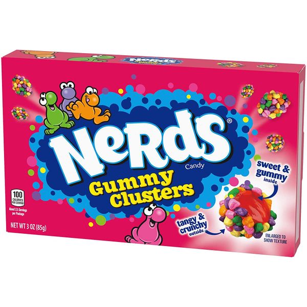 Nerds Gummy Clusters Chewy Sweets Theater Box Snack - 2 Pack