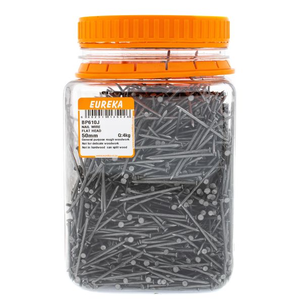 EUREKA Wire Nail Flat Head 50mm Q:4kg BP610J