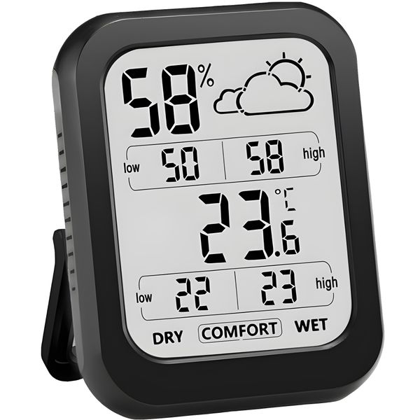 Indoor Thermometer Hygrometer Digital Temperature Humidity Sensor Monitor