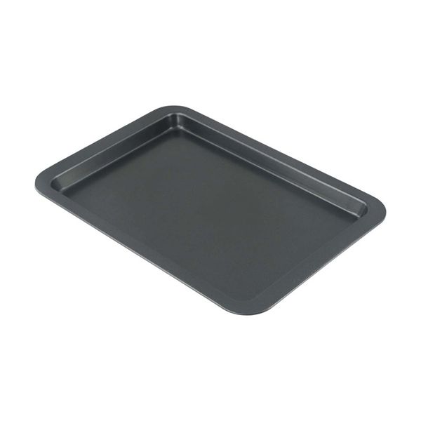Premium Carbon Steel Rectangular Shallow Baking Pan - 37.5cm - Black