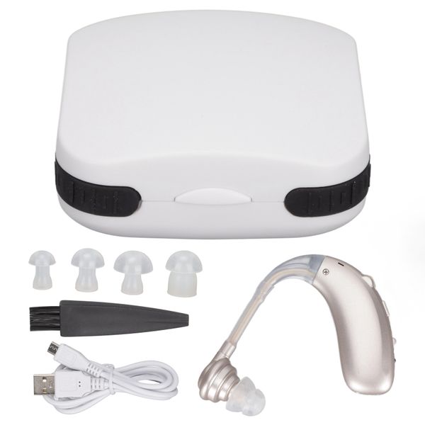 Rechargeable Ear Amplifiers Smart Hearing Pods for Elderly 6 Level Volume