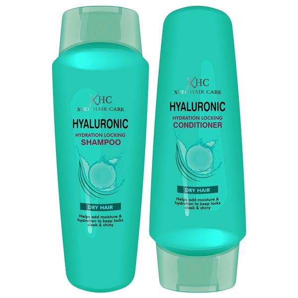 Xpel Hair Care Hyaluronic Hydration Locking Shampoo &amp; Conditioner - 400ml