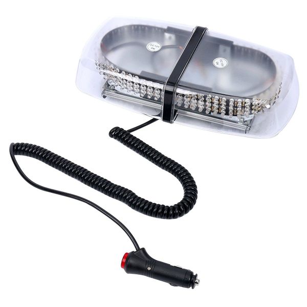 Universal Roof mount Emergency LED Strobe light - White