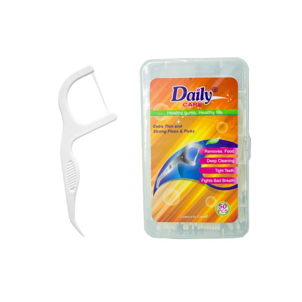 Daily Care Flossers - 50 Piece