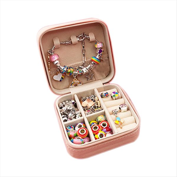 Jewelry Making Kit Charm Bracelet Necklace Present Beads Set B