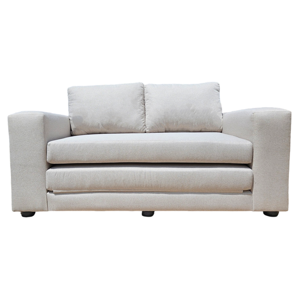 Out 2 Seater Cream Sleeper Sofa image