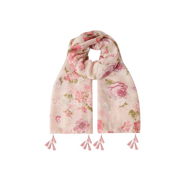 Scarf - Classic Pink Roses