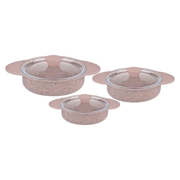 OMS - Non-Stick Granite Egg Pan Set - 6 Pieces - 3015
