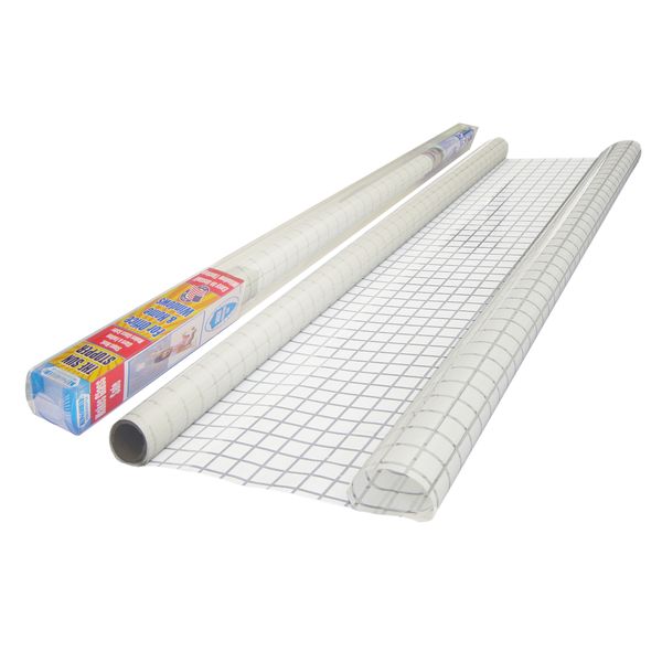 Klingshield White Small Squares Window Film - 75cm x 200cm