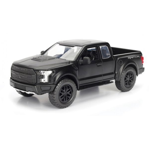 Ford F-150 Raptor Matt Black 2017 - Scale 1 : 24