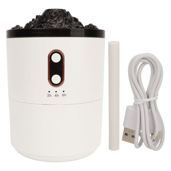 450ml Flame Humidifier - Jellyfish mist with auto shut-off