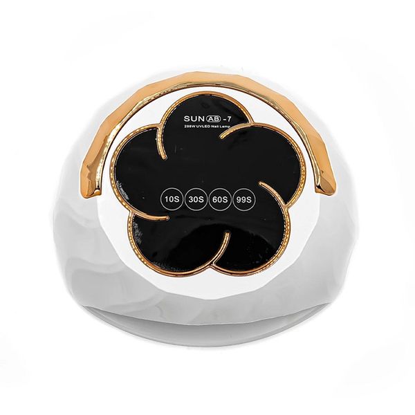 Nail Lamp UV LED Light 4-Level Temp Control With Elegant Flower Top