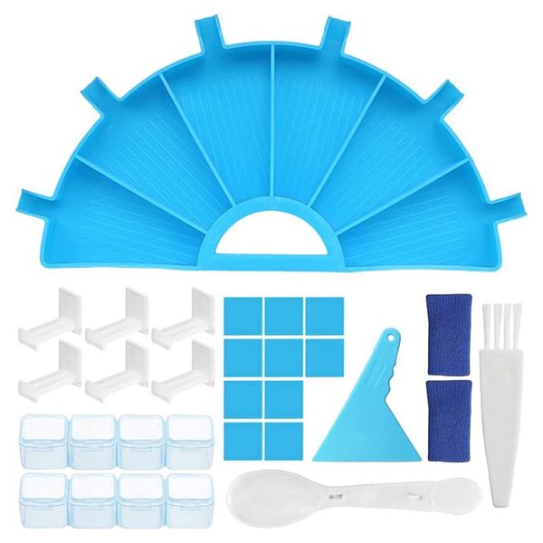Diamond Painting Accessory Tray Manager Kit, 6-Grid Palette Of 5D Diamond P
