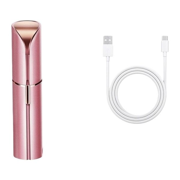 Lipstick Shape Electric Facial Hair Remover Painless Portable