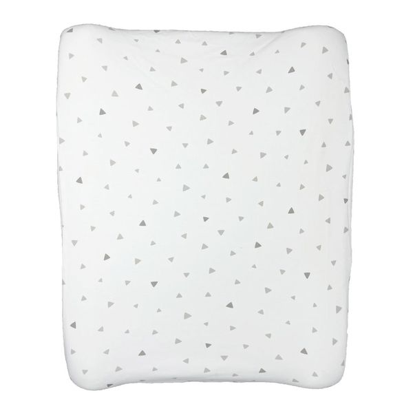 2 in 1 Moses Basket Fitted Sheet / Changing Mat Cover - Triangles