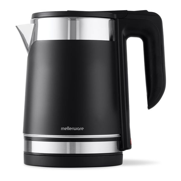 Mellerware Black, Silver Stainless Steel 1.8 L Kettle