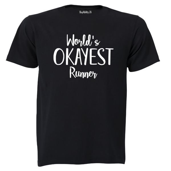 World's Okayest Runner - Adults - T-Shirt