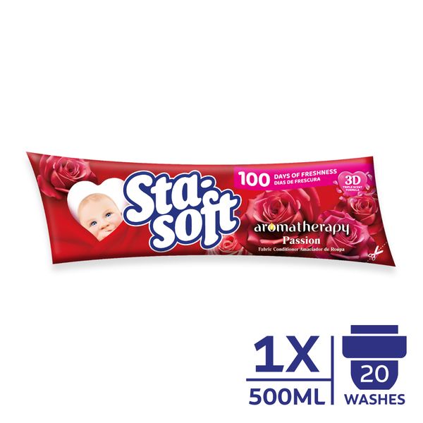 Sta-Soft Aromatherapy Passion Fabric Softener Refill - 500ml