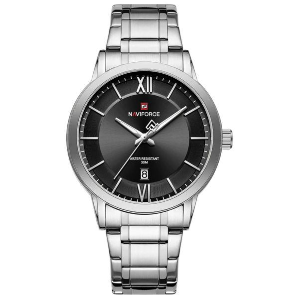 NAVIFORCE - Men's AquaEdge Stainless Steel Wrist Watch