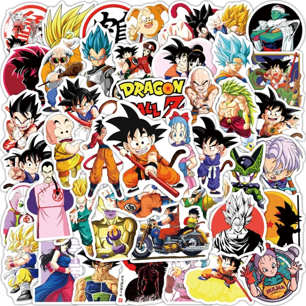 Dragon Ball Z 50pc Sticker collection set