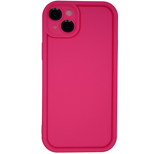 Deep Pink - Phone Case with Bubble Edge &amp; Pro Camera - Iphone 14 Plus