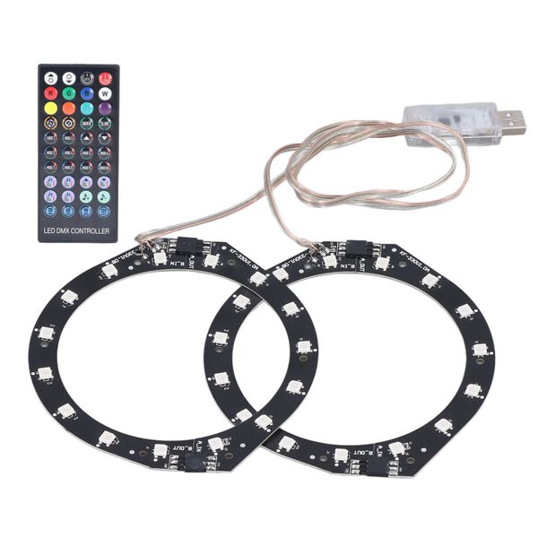 RGB LED Light Ring with App Control Compatible with PS5
