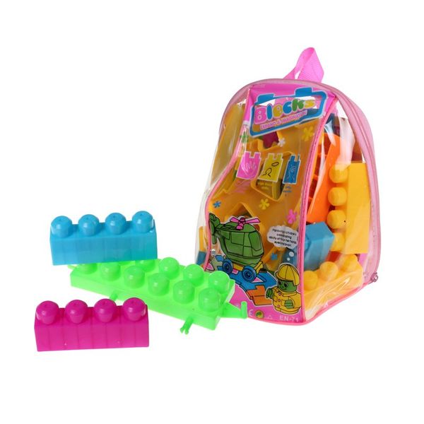Bulk Pack x 3 Building Blocks Storage Backpack 26pcs Per Pack